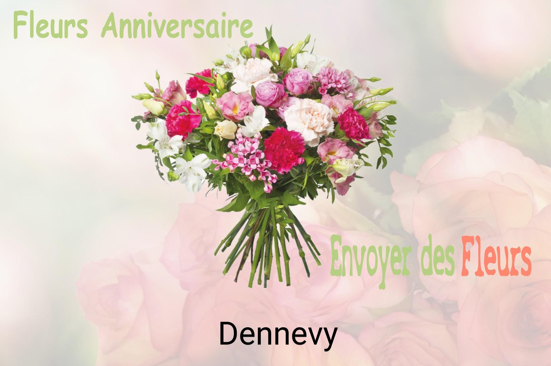 Bouquet de fleurs d’anniversaire livré à Dennevy